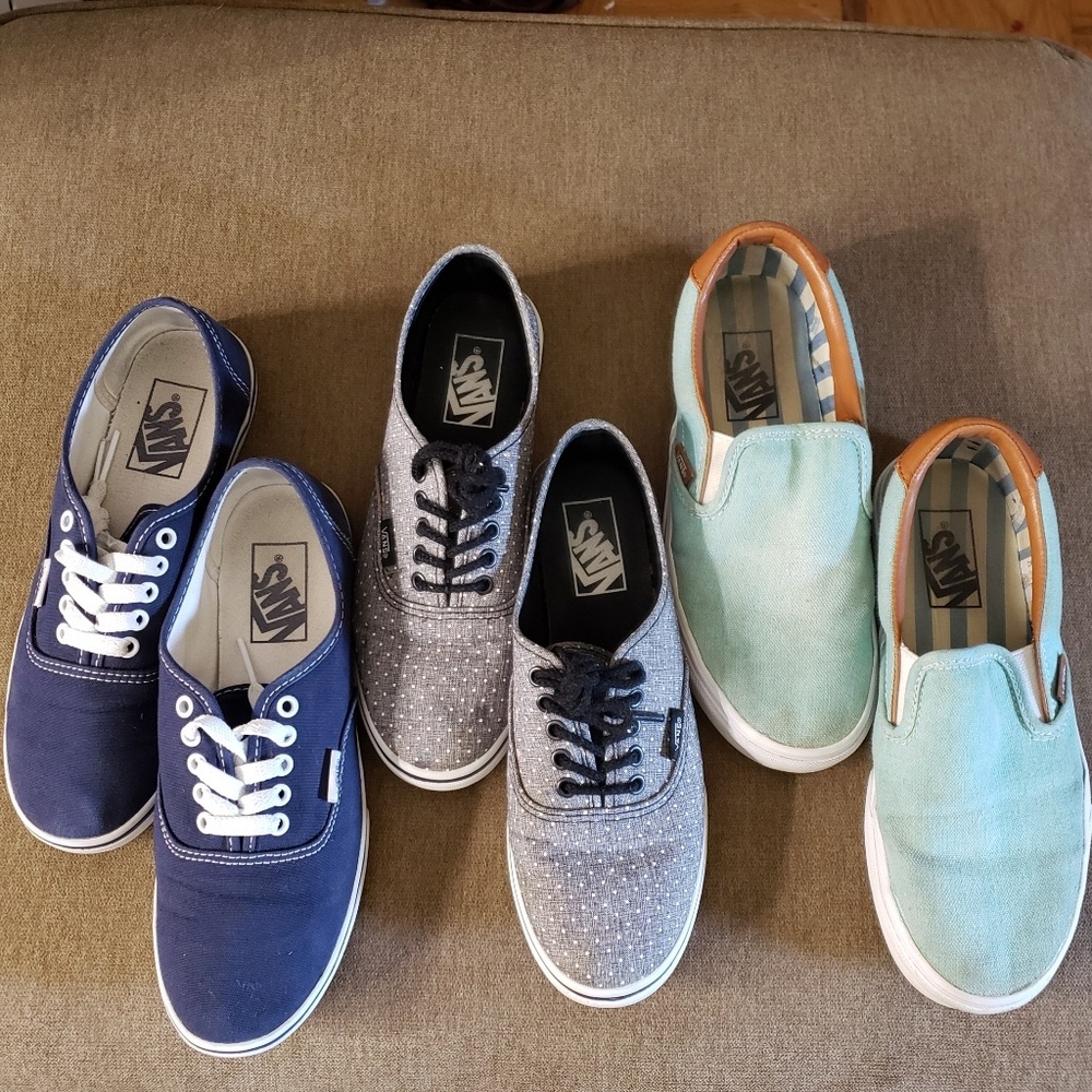 3 Pairs of Vans